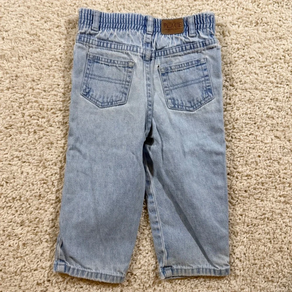 Vintage The Childrens Place Light Wash Denim Jeans 24M Retro 90s Classic